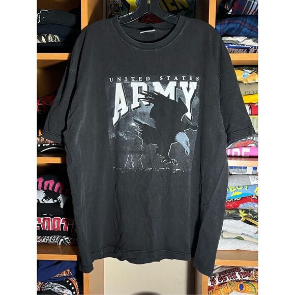 Vintage 90s United States Army Lightning Eagle Tee - Picture 1 of 4